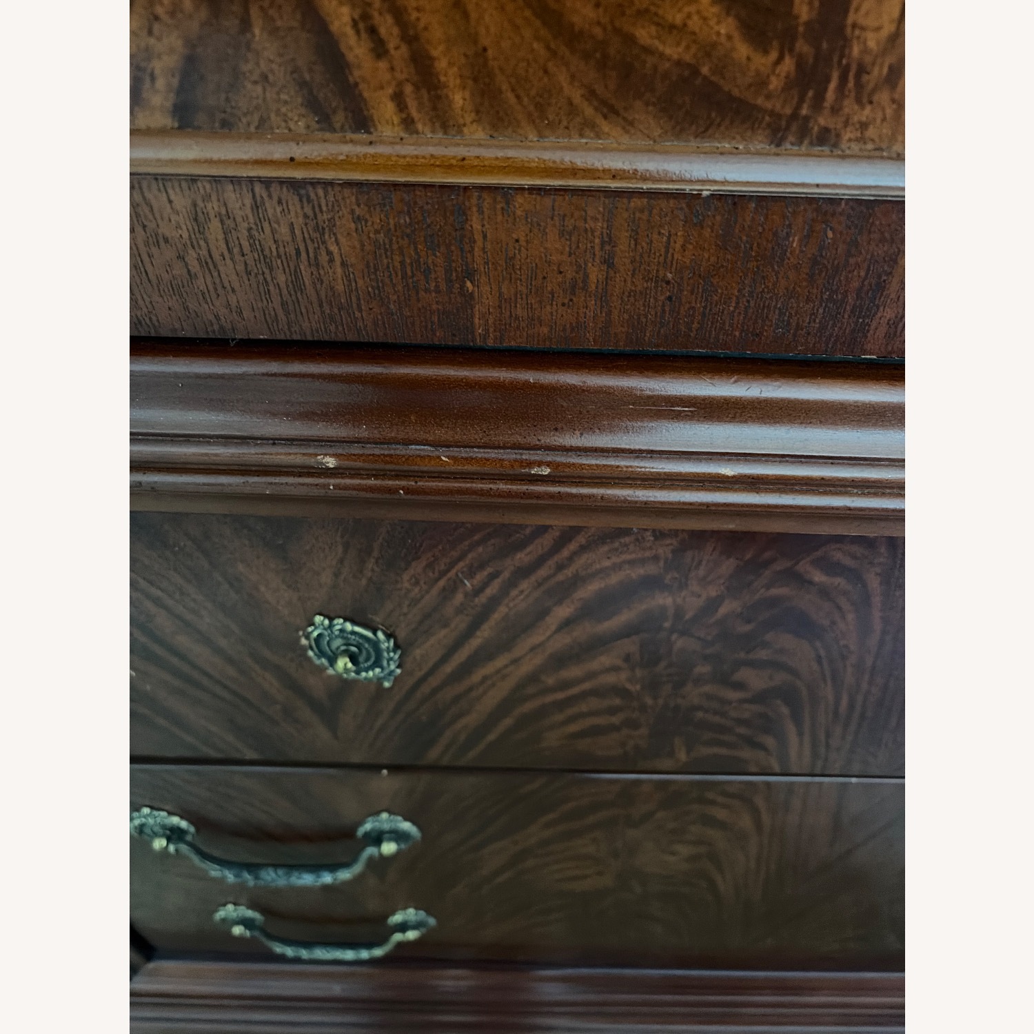 Drexel Studios Dark Brown Wood Armoire - image-5