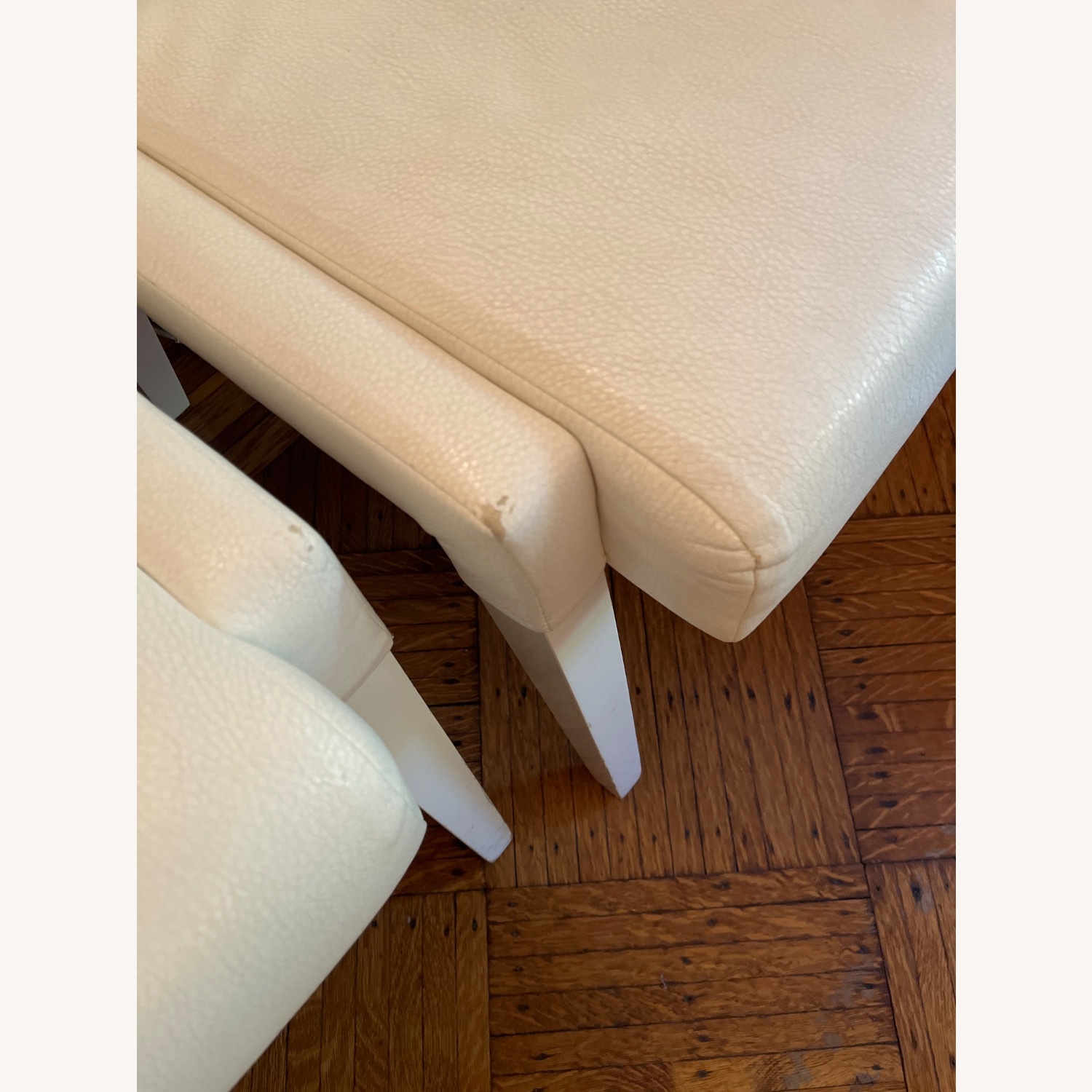 Nathan Anthony Furniture White Dining Chairs - image-5