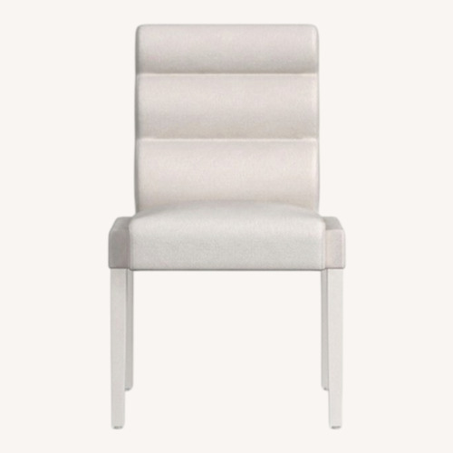 Used Nathan Anthony Furniture White Dining Chairs for sale on AptDeco