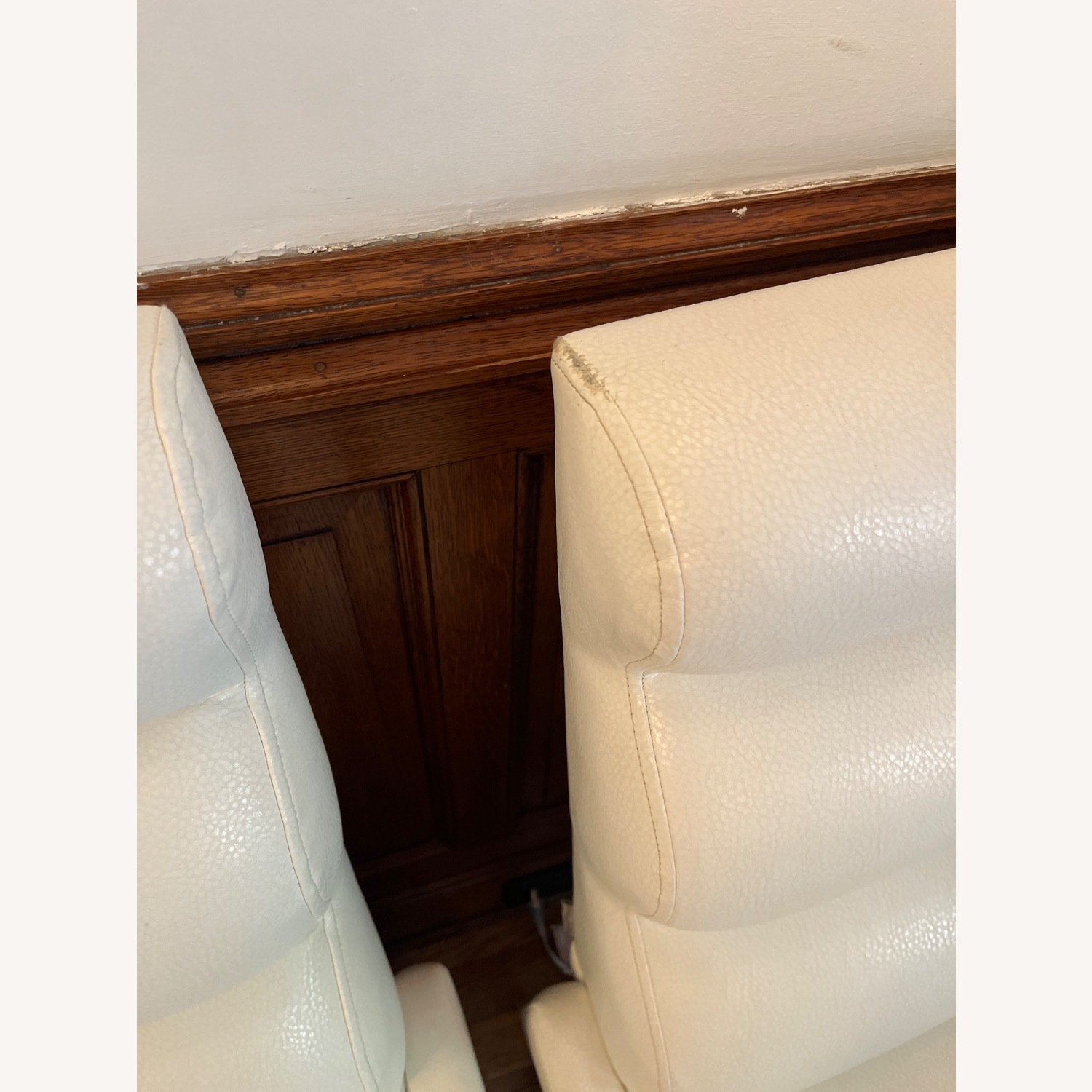 Nathan Anthony Furniture White Dining Chairs - image-6