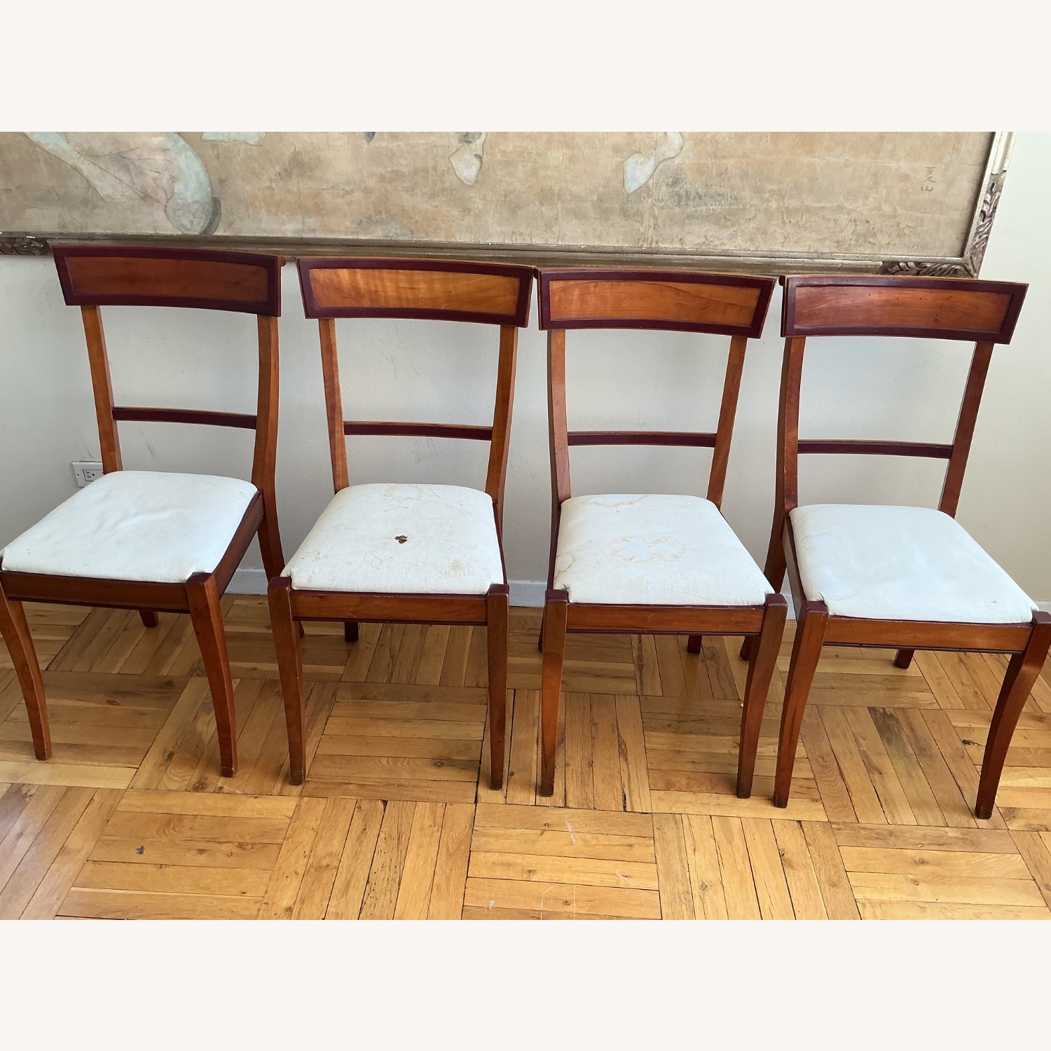 Grange French Cherry Dining Table and Four Chairs - image-11