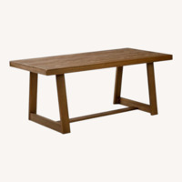 Wayfair Linzy Pine Solid Wood Dining Table