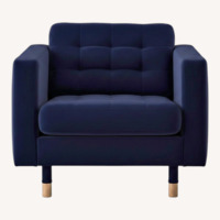 IKEA Landskrona Blue Accent Chairs