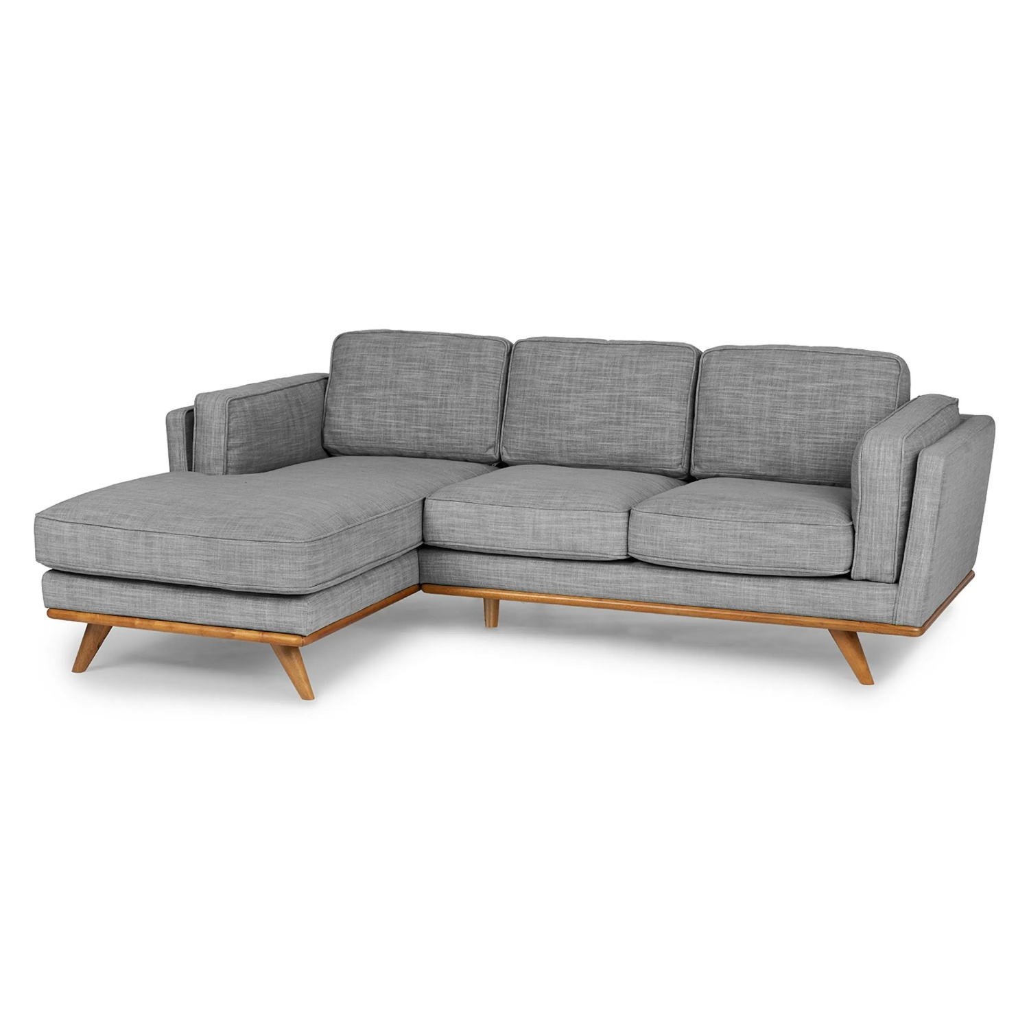 Article Timber Light Gray Fabric 2 Piece Sectional - image-4