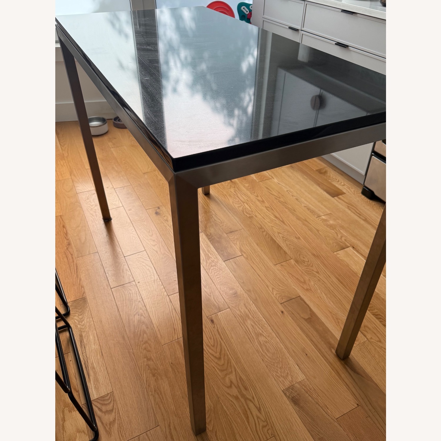 Room & Board Black Stainless Steel Dining Table - image-2