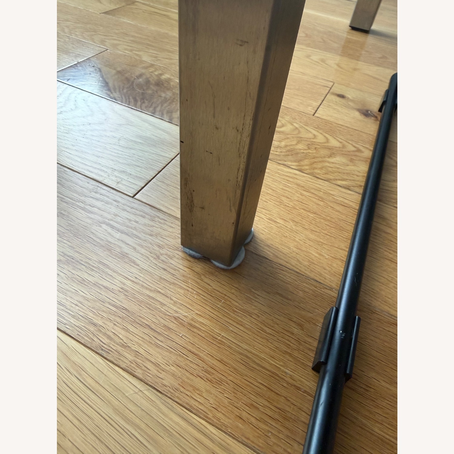 Room & Board Black Stainless Steel Dining Table - image-4