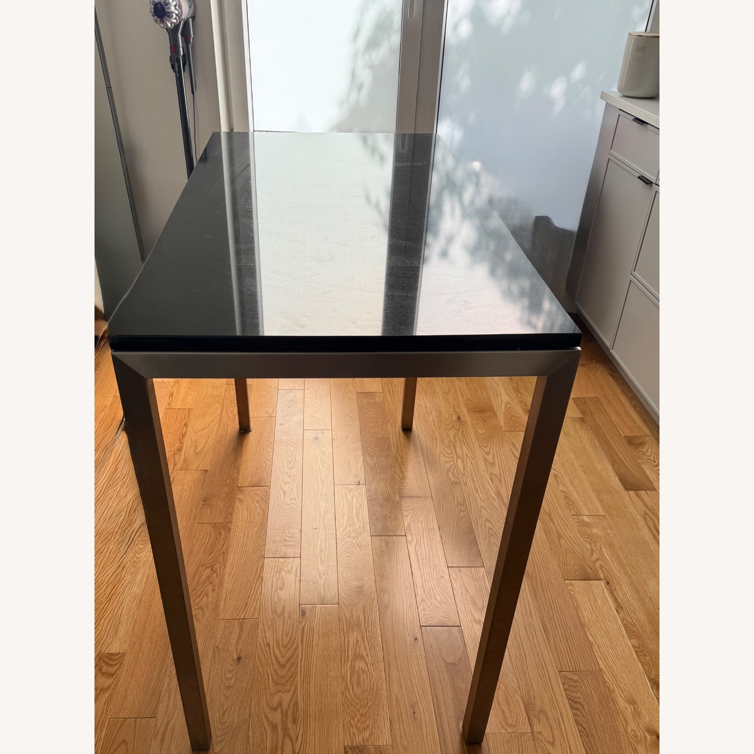 Room & Board Black Stainless Steel Dining Table - image-1