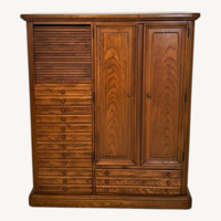 Vintage Stanley Amoire Oak