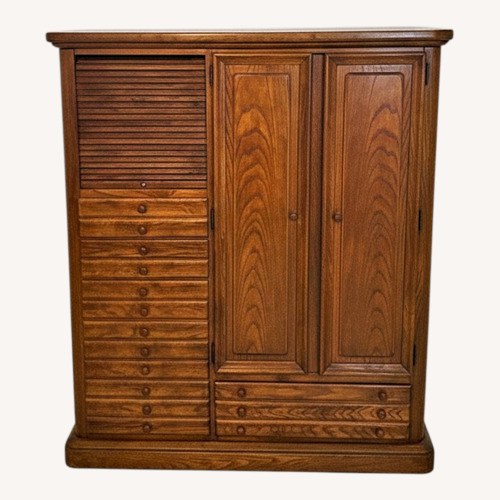 Used Vintage Stanley Amoire Oak for sale on AptDeco
