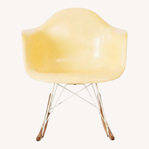 Used Eames RAR Fiberglass Rocker – Ochre Yellow for sale on AptDeco
