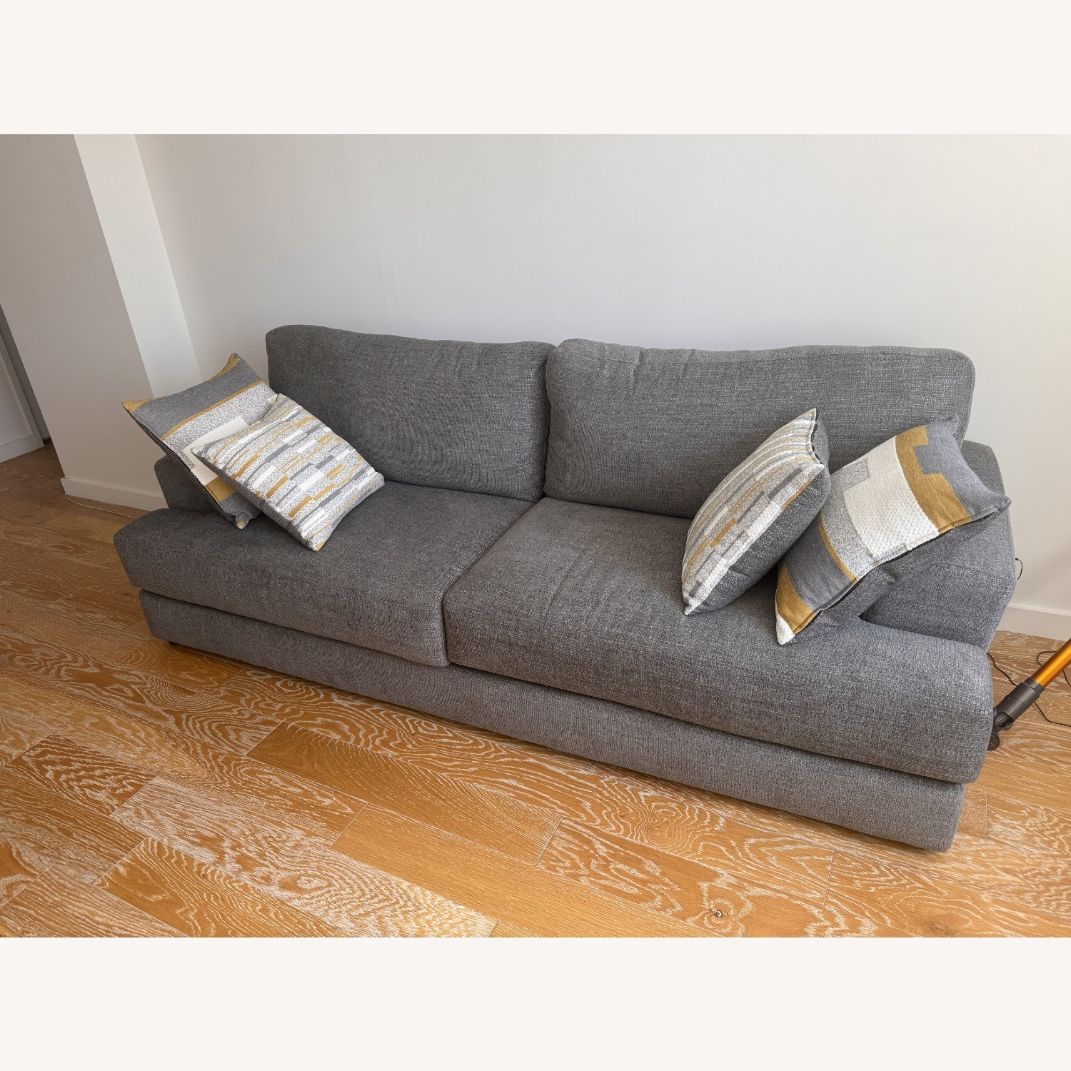 Raymour & Flanigan Sundera Light Gray 2 Seater Sofa - image-2