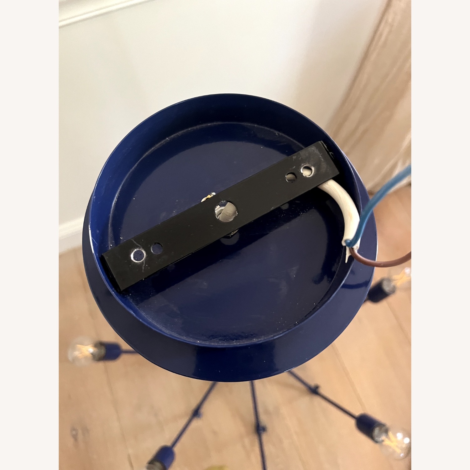 De La Espada Blue Metal Ceiling Lamp - image-4