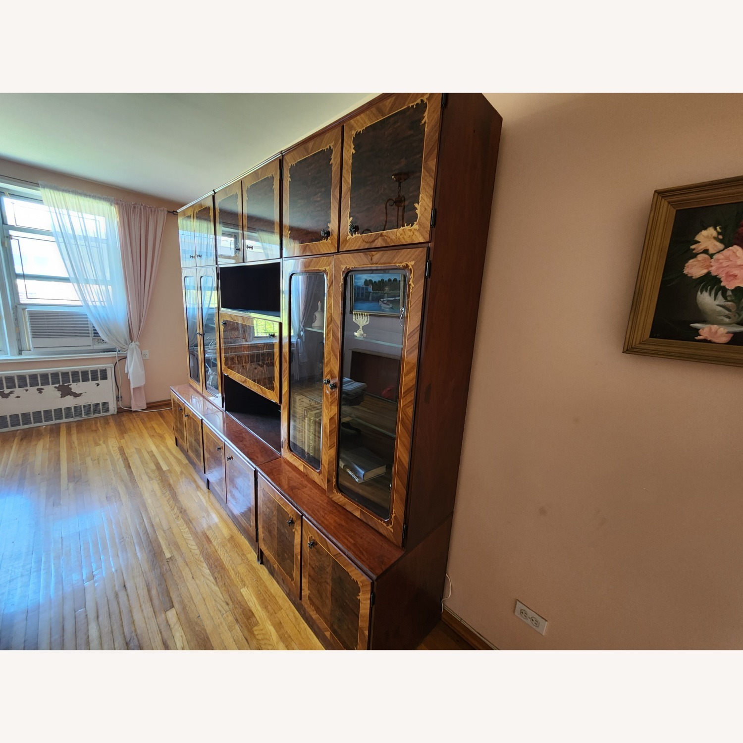 Vintage/Antique Wood Wall Unit - image-3