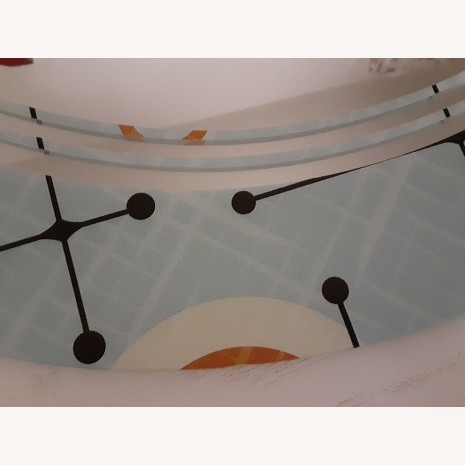 Wall Mirror 50s Style Color/Abstract Shapes - image-2