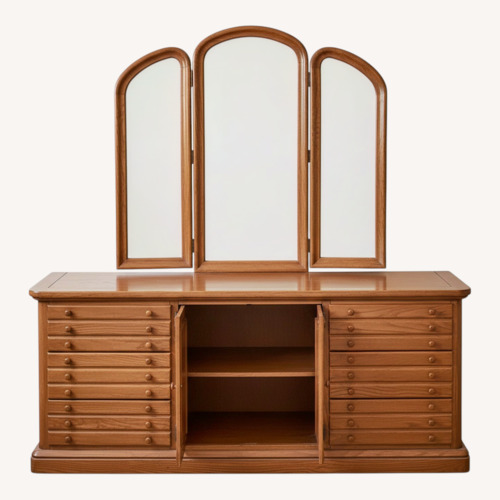 Used Stanley Furniture Light Brown Wood Dresser for sale on AptDeco