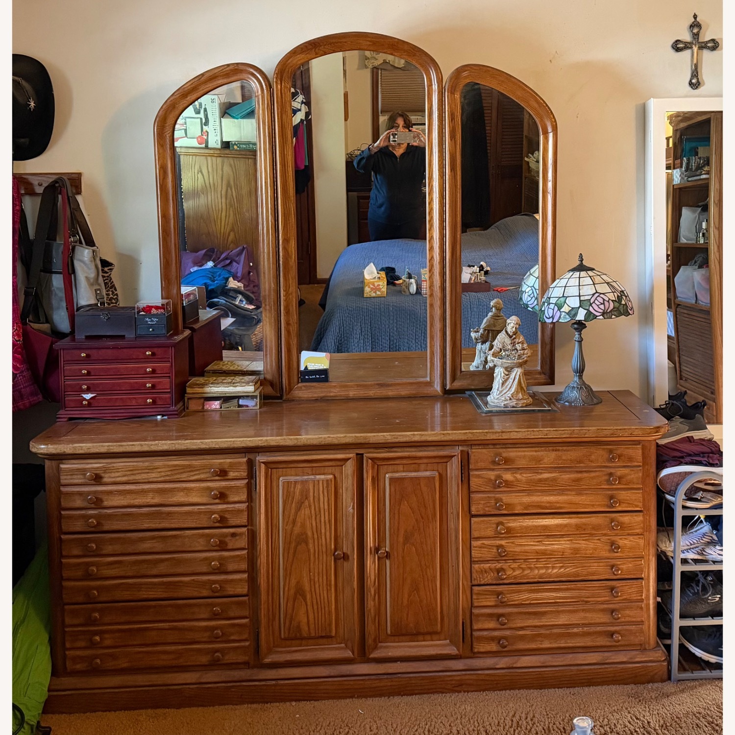 Stanley Furniture Light Brown Wood Dresser - image-2