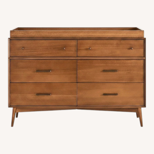 Used Pottery Barn Kids Dark Brown Wood Dresser for sale on AptDeco