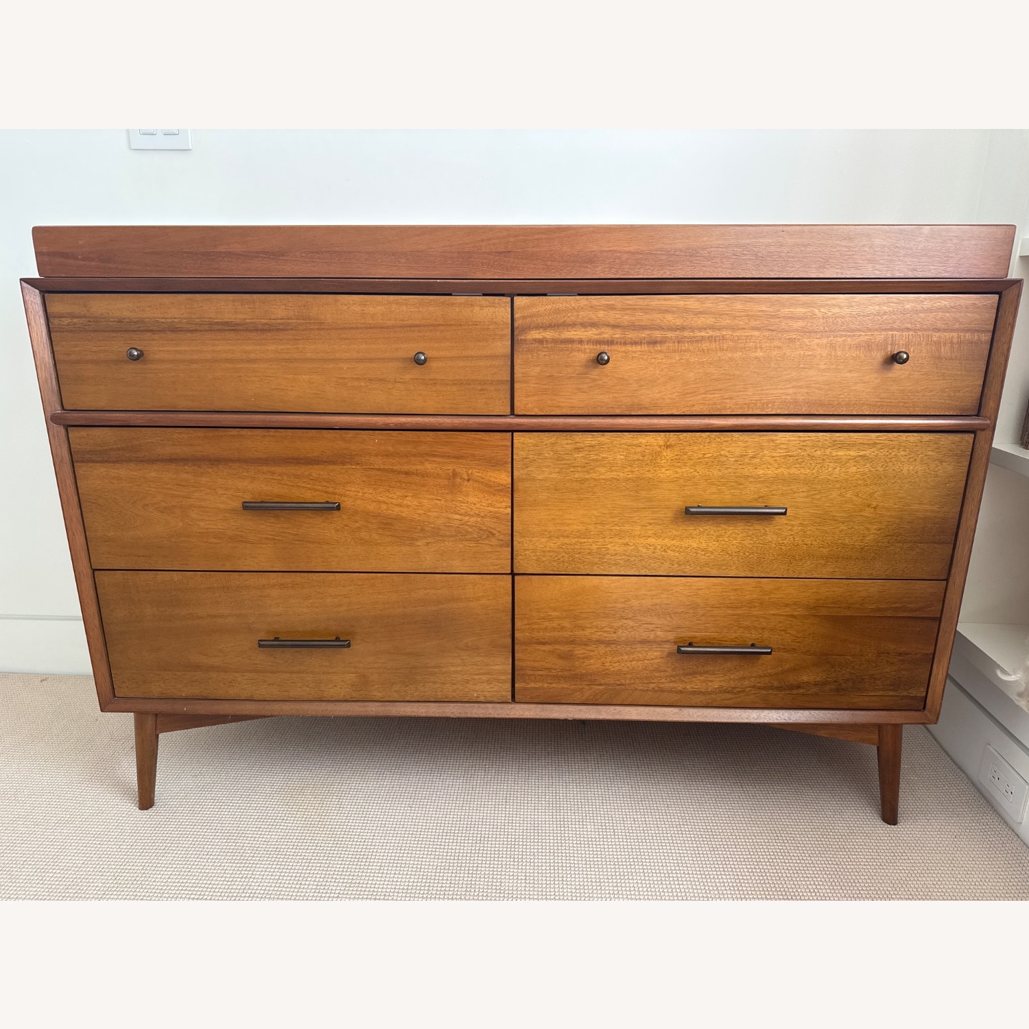 Pottery Barn Kids Dark Brown Wood Dresser - image-1