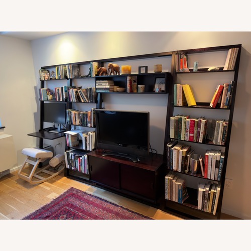Used Crate & Barrel Dark Brown Sloane Media Center  for sale on AptDeco