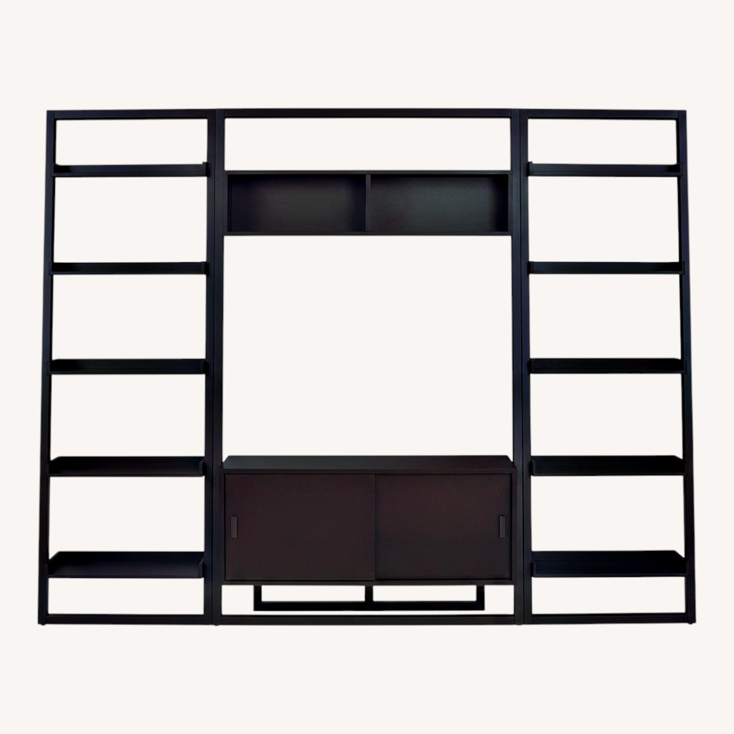 Crate & Barrel Dark Brown Sloane Media Center  - image-5