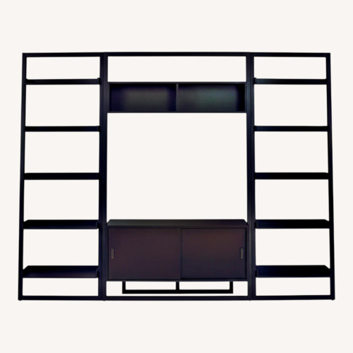 Used Crate & Barrel Dark Brown Sloane Media Center  for sale on AptDeco