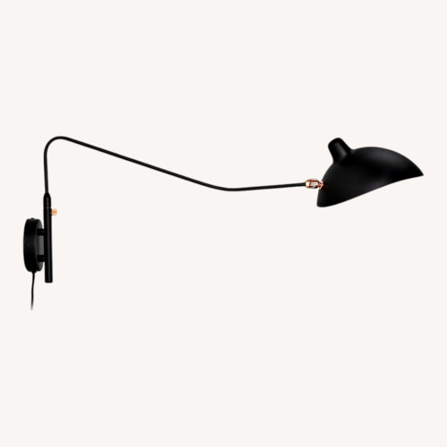 Used Article Leap Black Metal Wall Lamp for sale on AptDeco