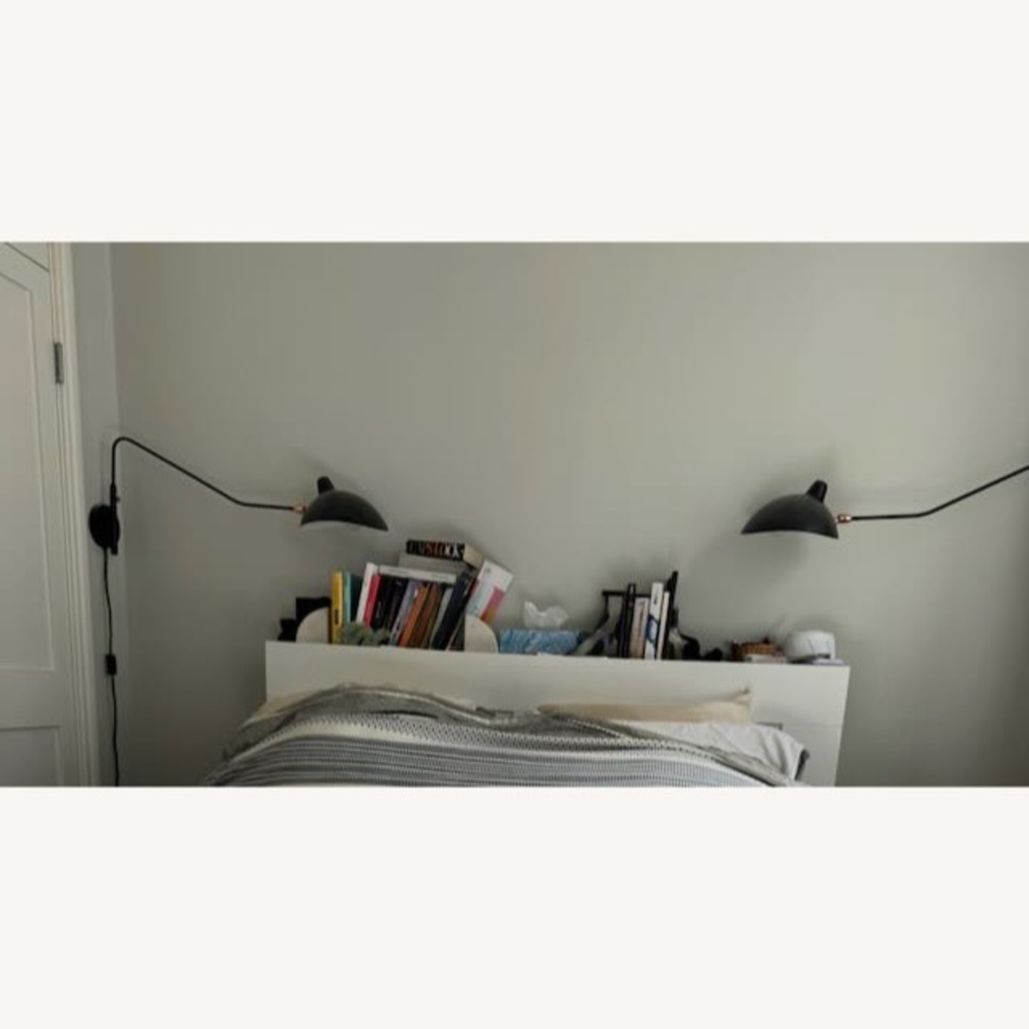 Article Leap Black Metal Wall Lamp - image-1
