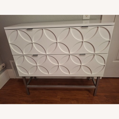 Used Elegant White Wood Dresser for sale on AptDeco