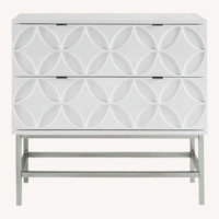 Elegant White Wood Dresser