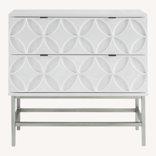 Used Elegant White Wood Dresser for sale on AptDeco
