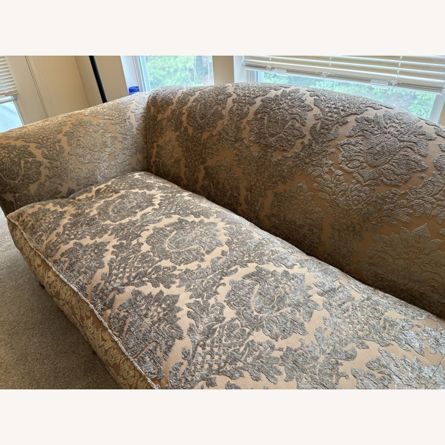 Old Hickory Tannery Gold Fabric 3+ Seater Sofa - image-12