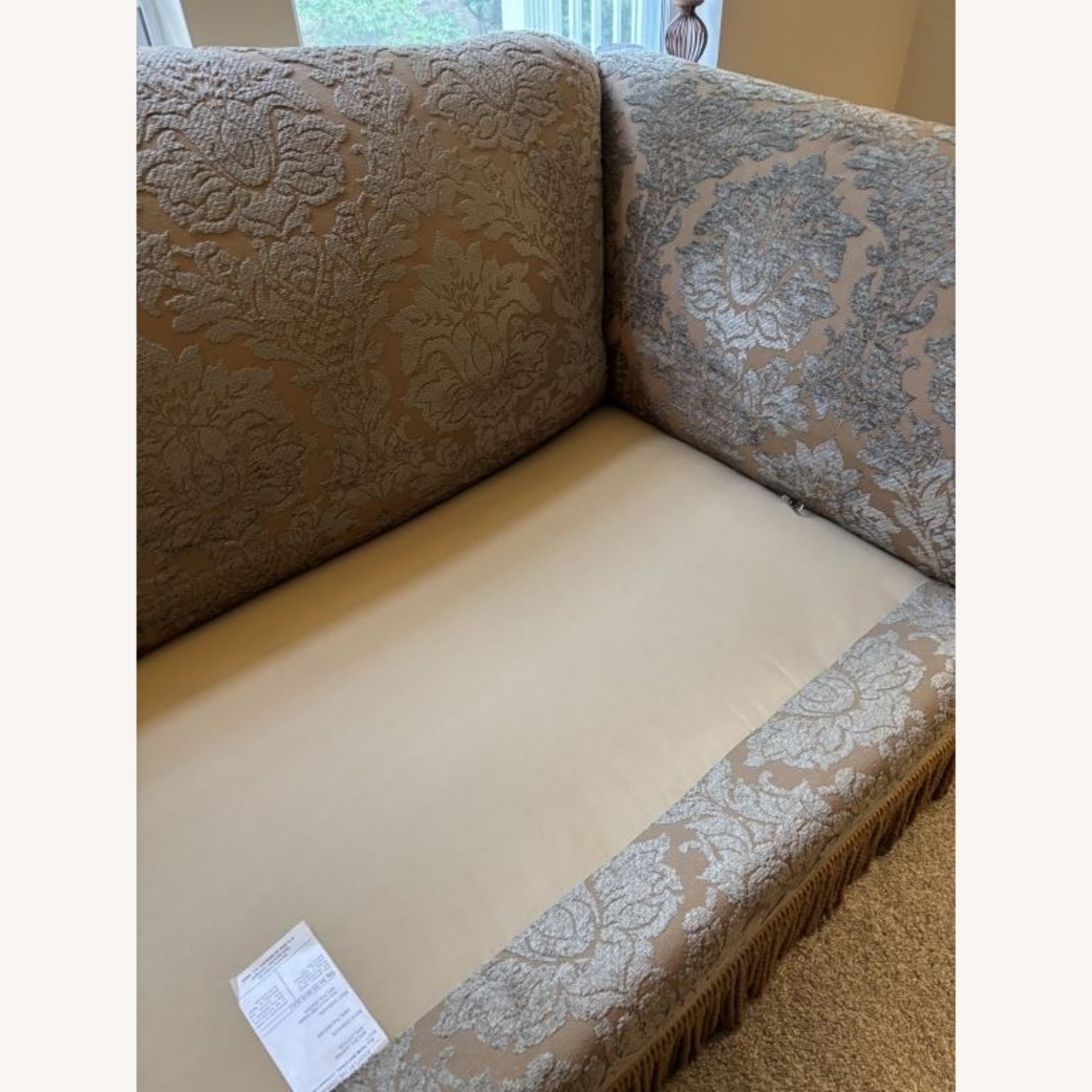 Old Hickory Tannery Gold Fabric 3+ Seater Sofa - image-14
