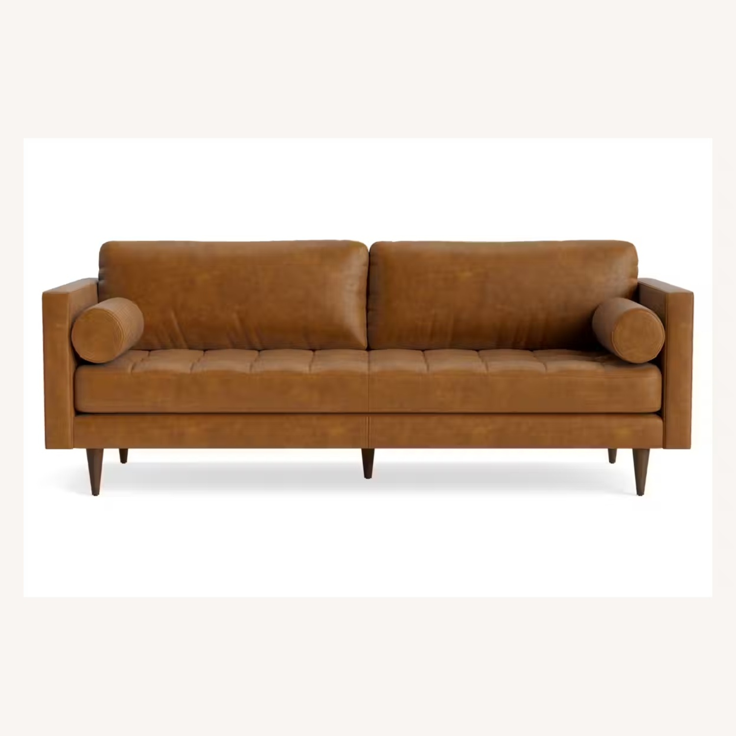Joybird Briar Natural Leather 3+ Seater Sofa - image-7