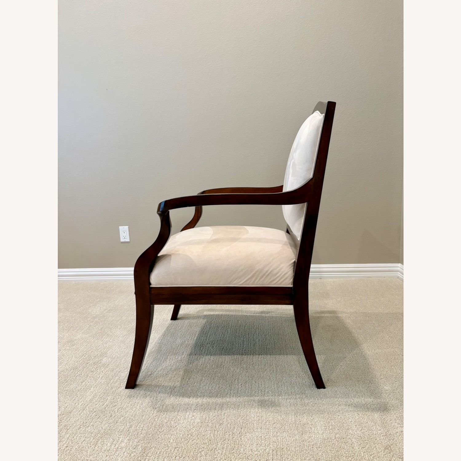 Kreiss Aria Natural Fabric Accent Chairs - image-1