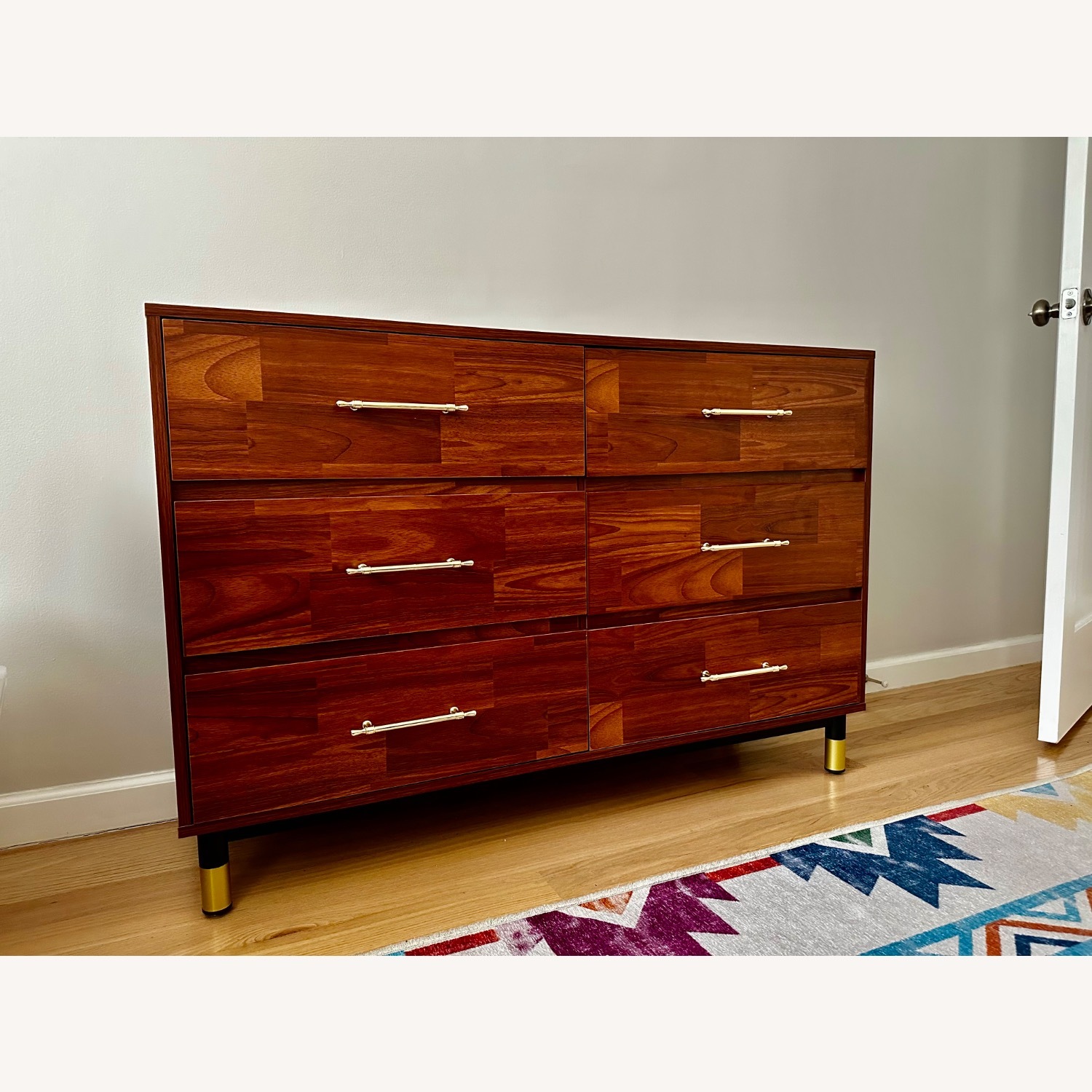 Wayfair Ebern Designs Dark Brown Wood Dresser - image-1