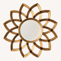 Raymour & Flanigan Gold Wall Mirror
