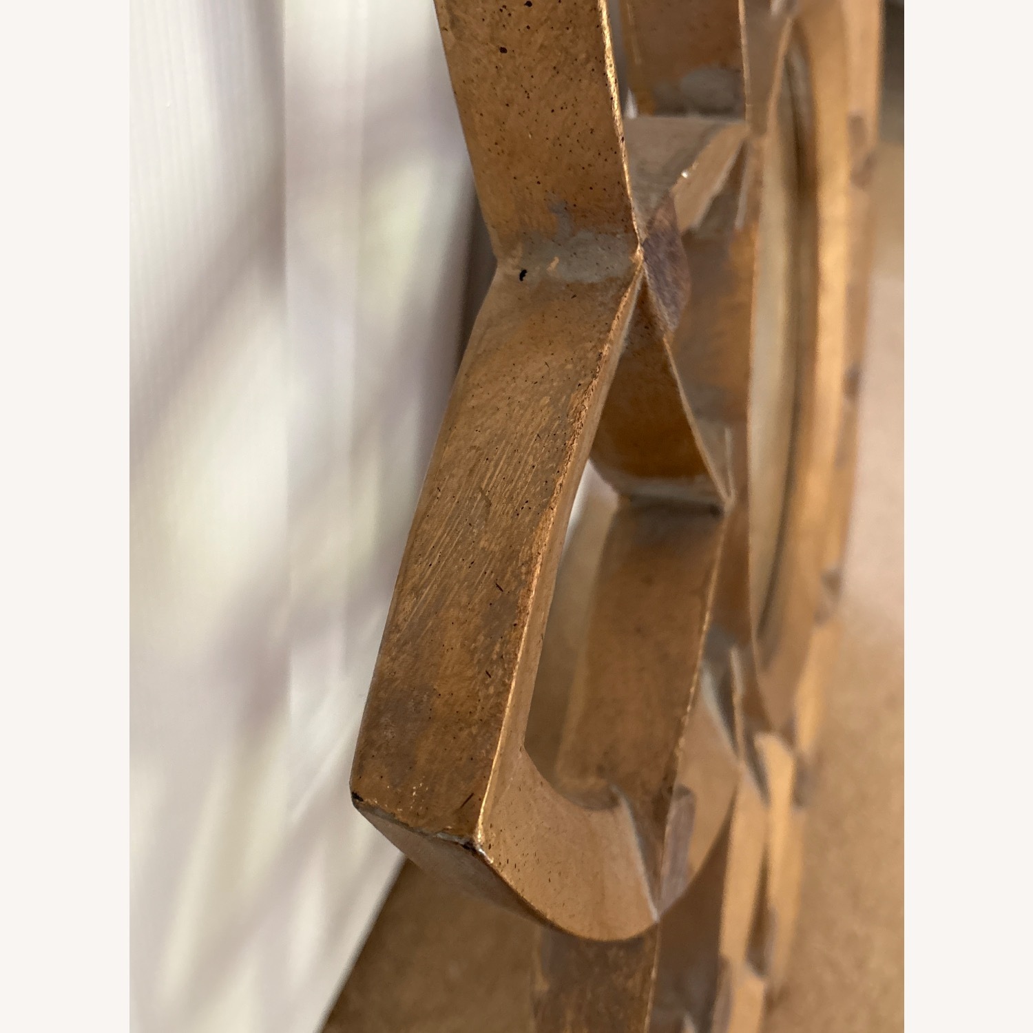 Raymour & Flanigan Gold Wall Mirror - image-3