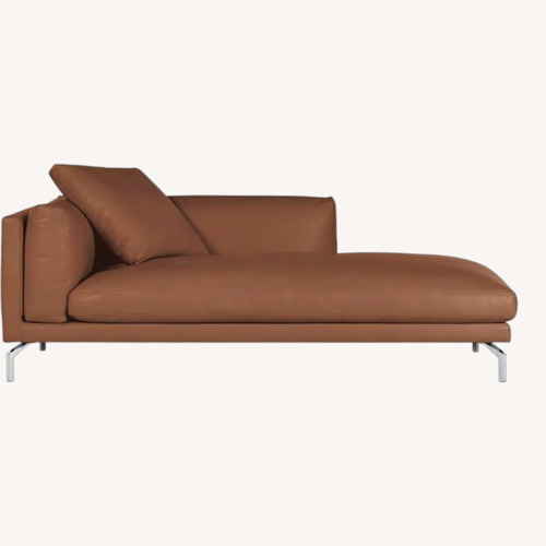 Used Design Within Reach Light Brown Chaise Lounge for sale on AptDeco