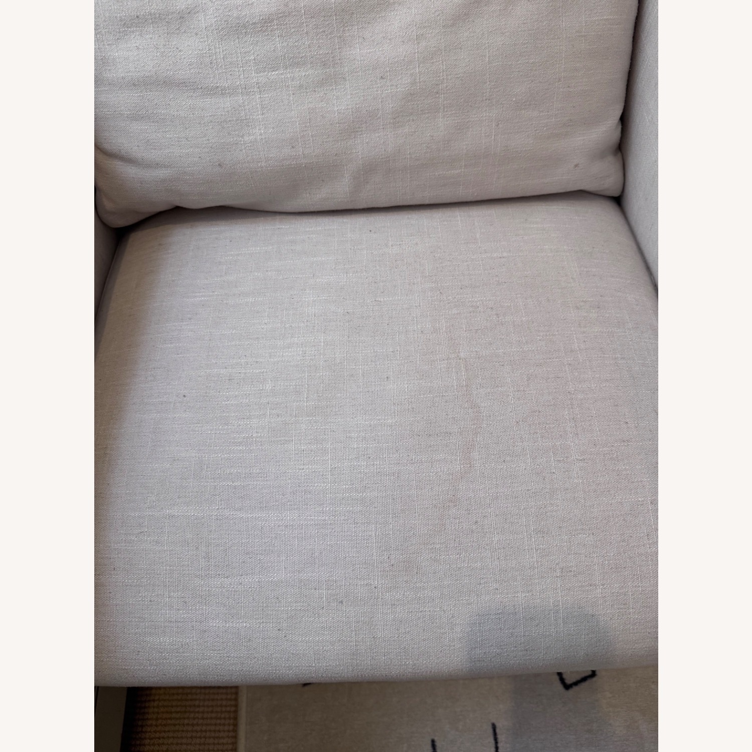 Babyletto Beige Fabric Glider Nursing Chair - image-4