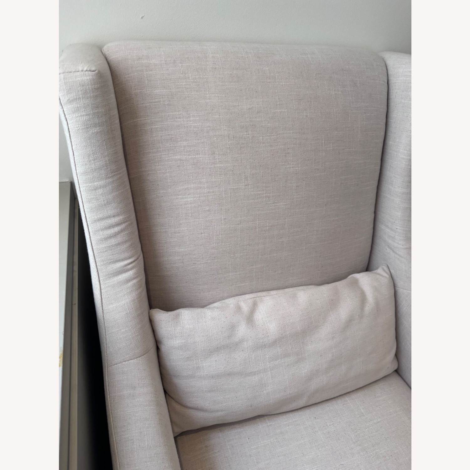 Babyletto Beige Fabric Glider Nursing Chair - image-5