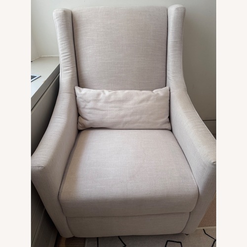 Used Babyletto Beige Fabric Glider Nursing Chair for sale on AptDeco