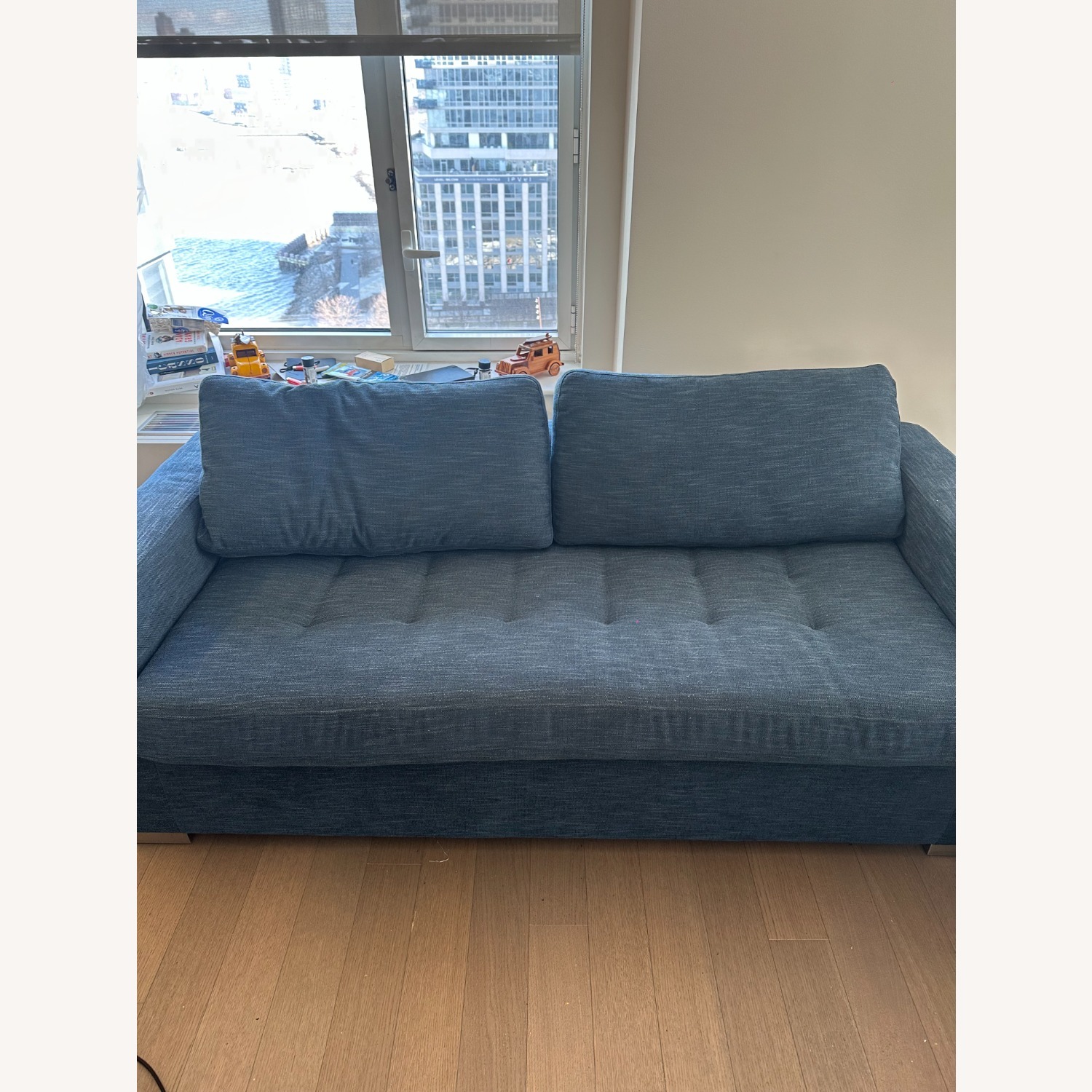 Article Soma Blue Sleeper Sofa - image-2