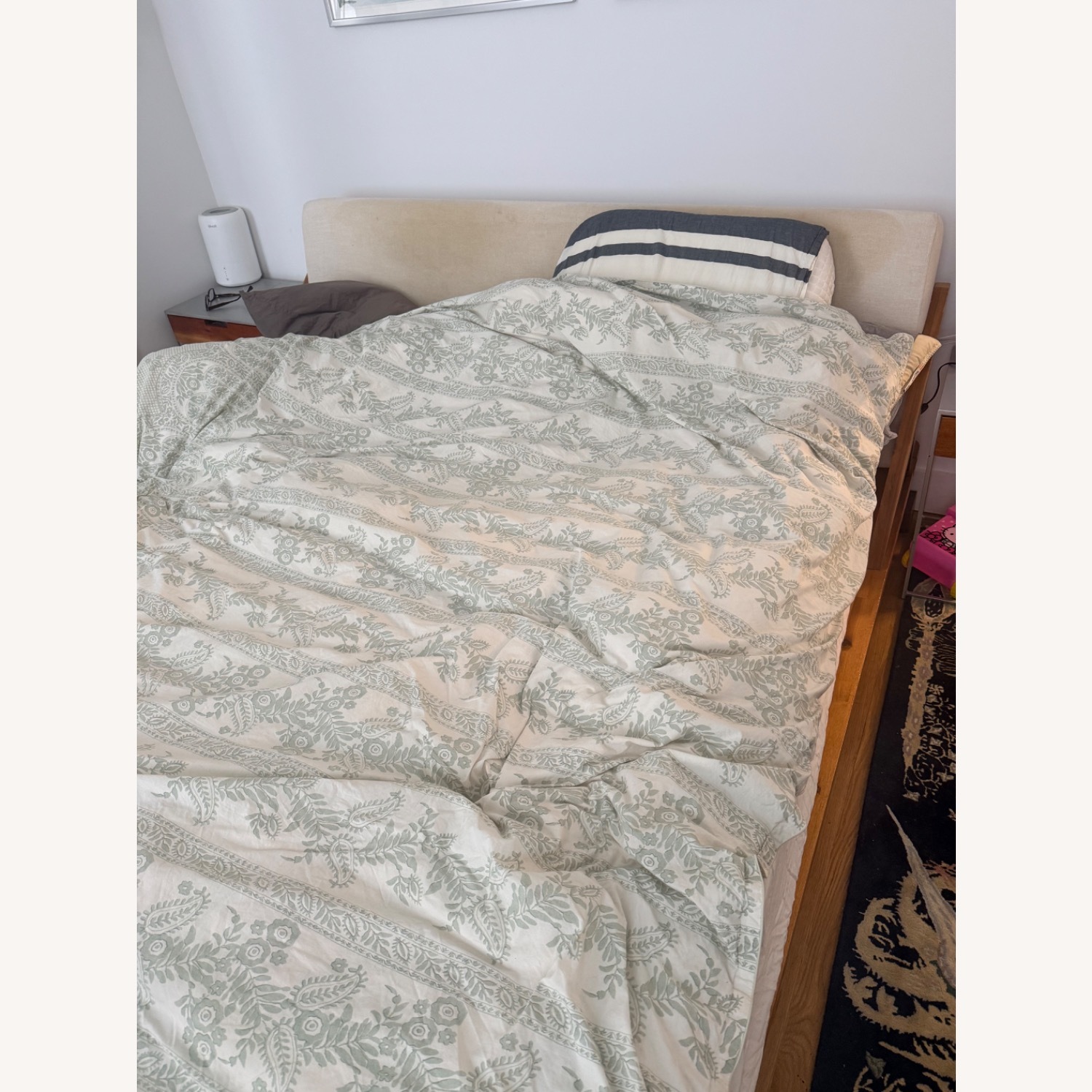 CB2 Natural Wood King Bed - image-4