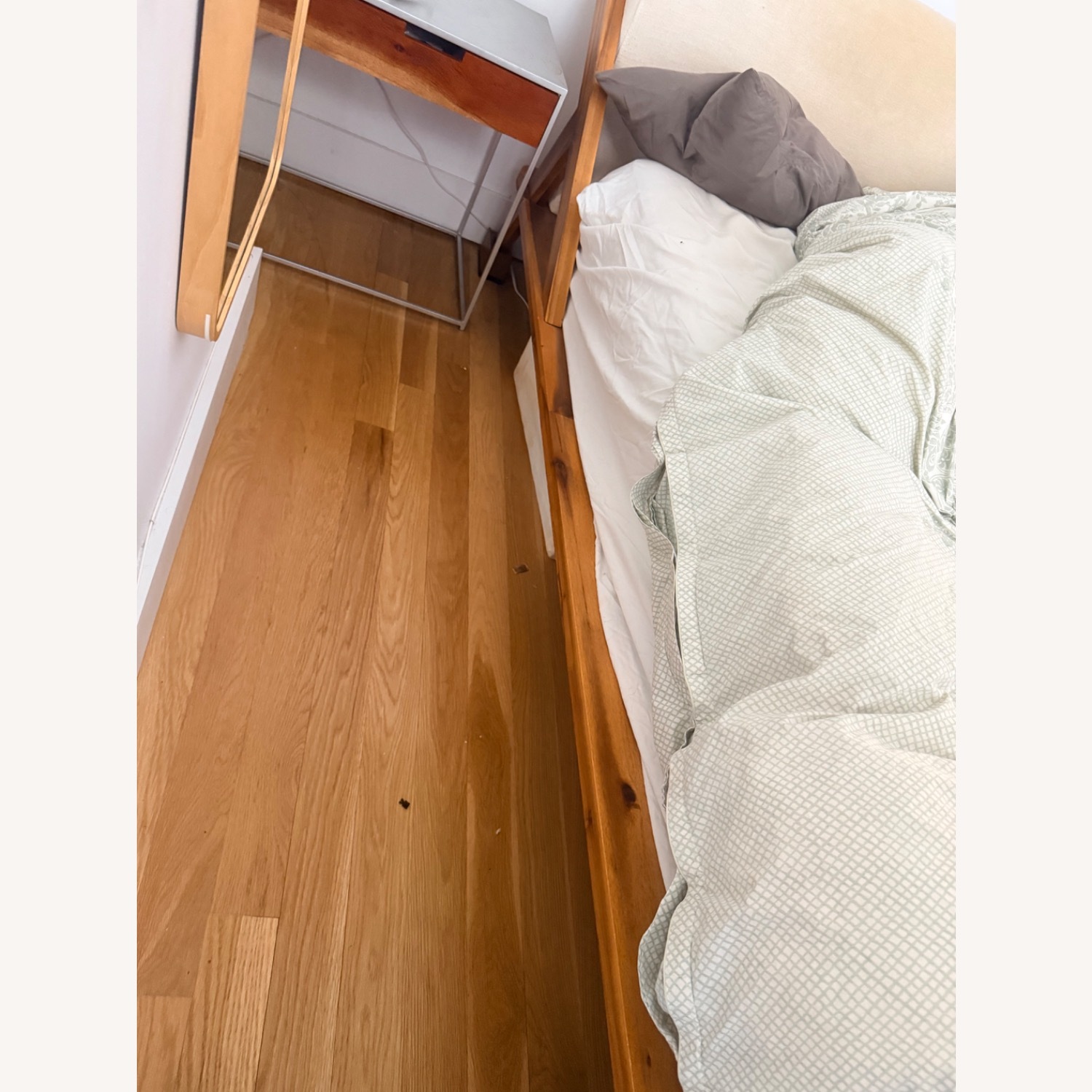 CB2 Natural Wood King Bed - image-5