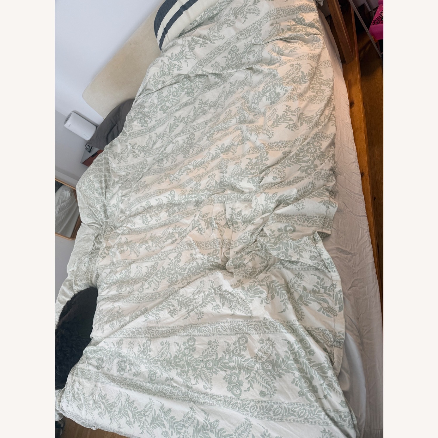 CB2 Natural Wood King Bed - image-6