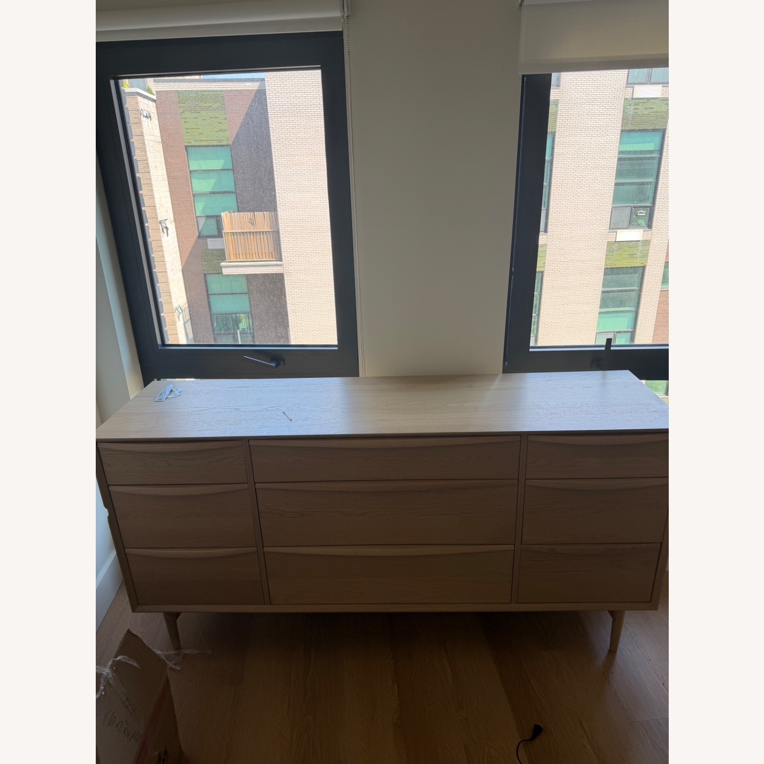 Article Lenia 9-Drawer Triple Dresser - White Oak - image-1