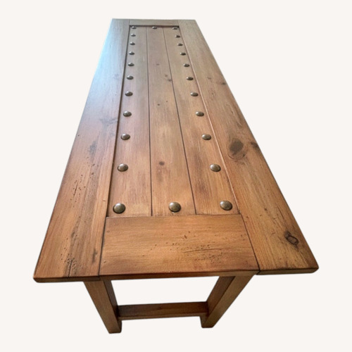 Used Light Brown Wood Side Table for sale on AptDeco