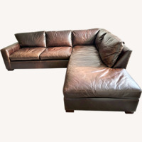 Genuine leather L-shape Sofa