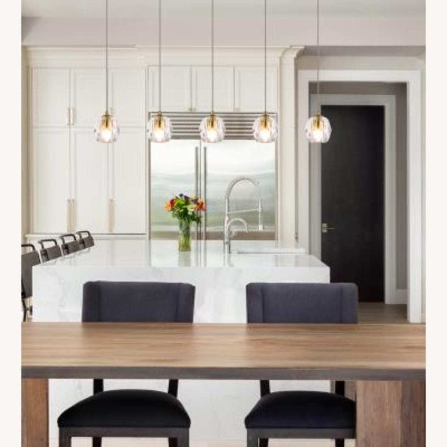 Modern Crystal Island Chandelier Pendant Light  - image-1