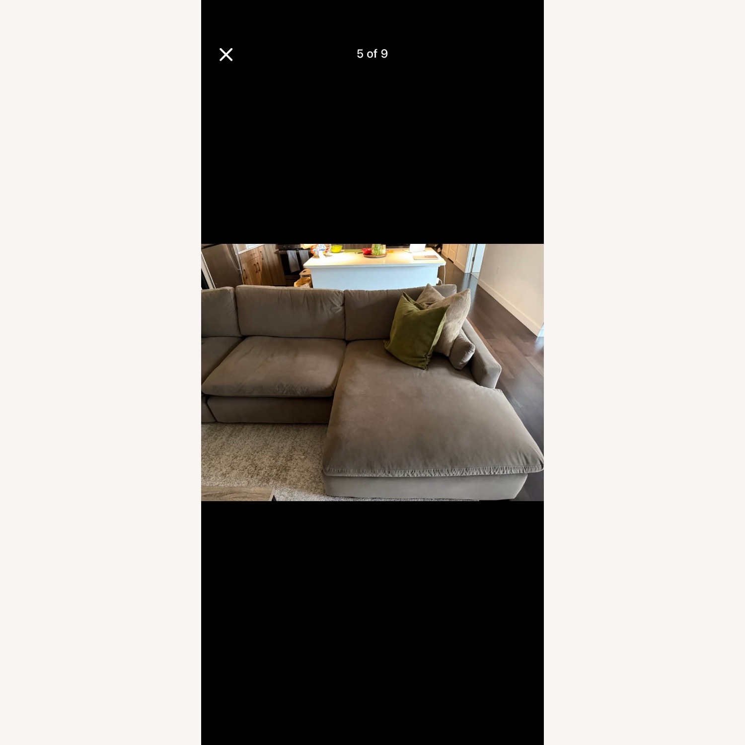 Ashley Sophie Modular Sectional Sofa w Chaise - image-3